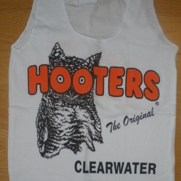 NEW HOOTERS GIRLS UNIFORM TANK SHORTS SM/MED - Picture 5 of 6